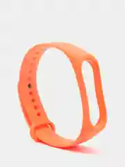 Оранжевый ремешок на фитнес браслет Xiaomi Mi band 3