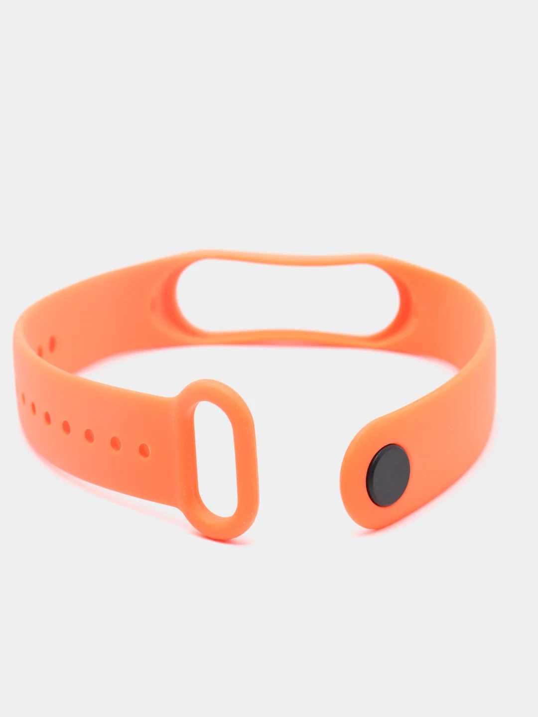 Оранжевый ремешок на фитнес браслет Xiaomi Mi band 3
