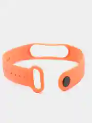 Оранжевый ремешок на фитнес браслет Xiaomi Mi band 3