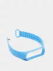 Синий ремешок на фитнес браслет Xiaomi Mi band 3