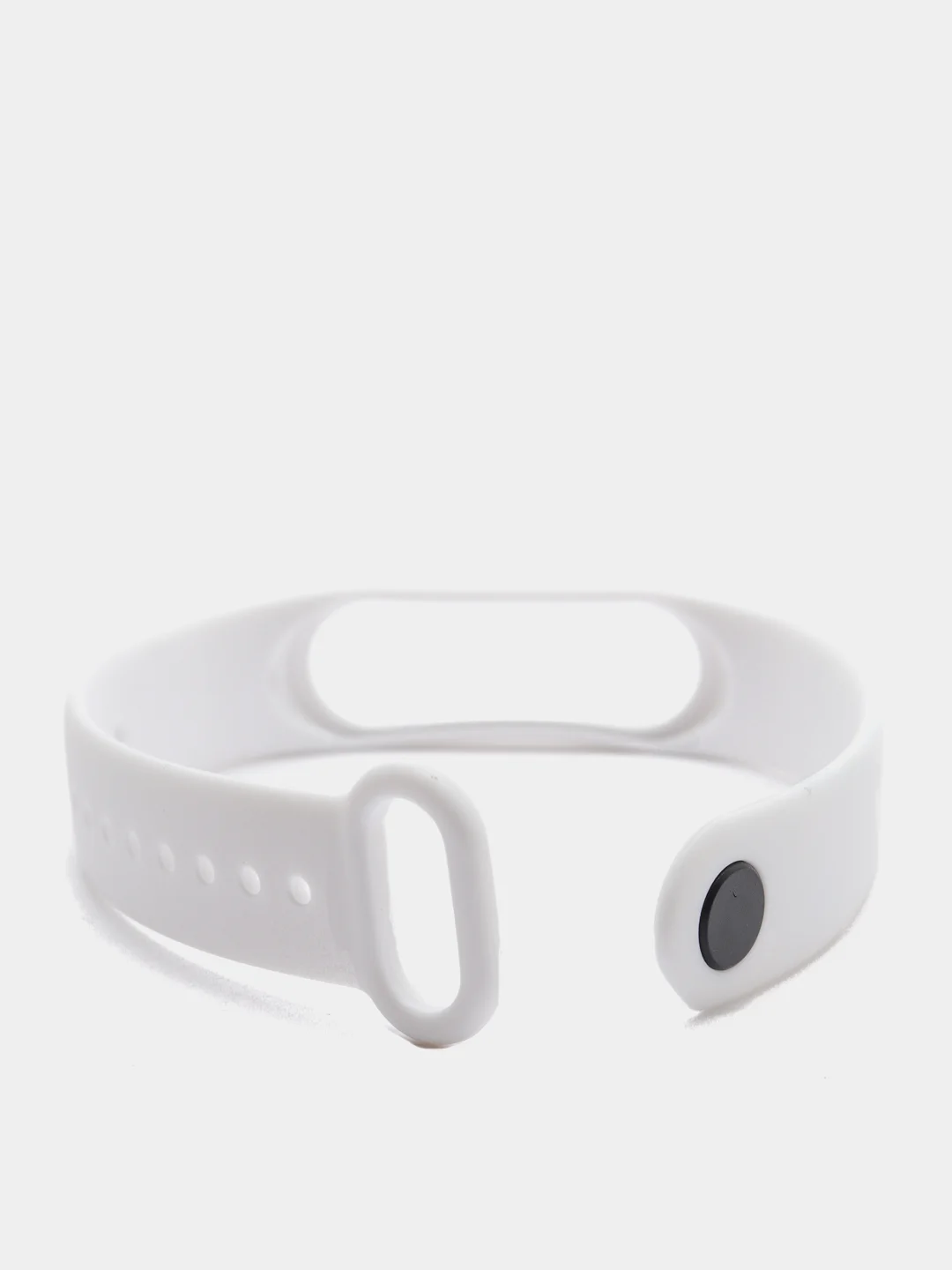 Белый ремешок на фитнес браслет Xiaomi Mi band 3