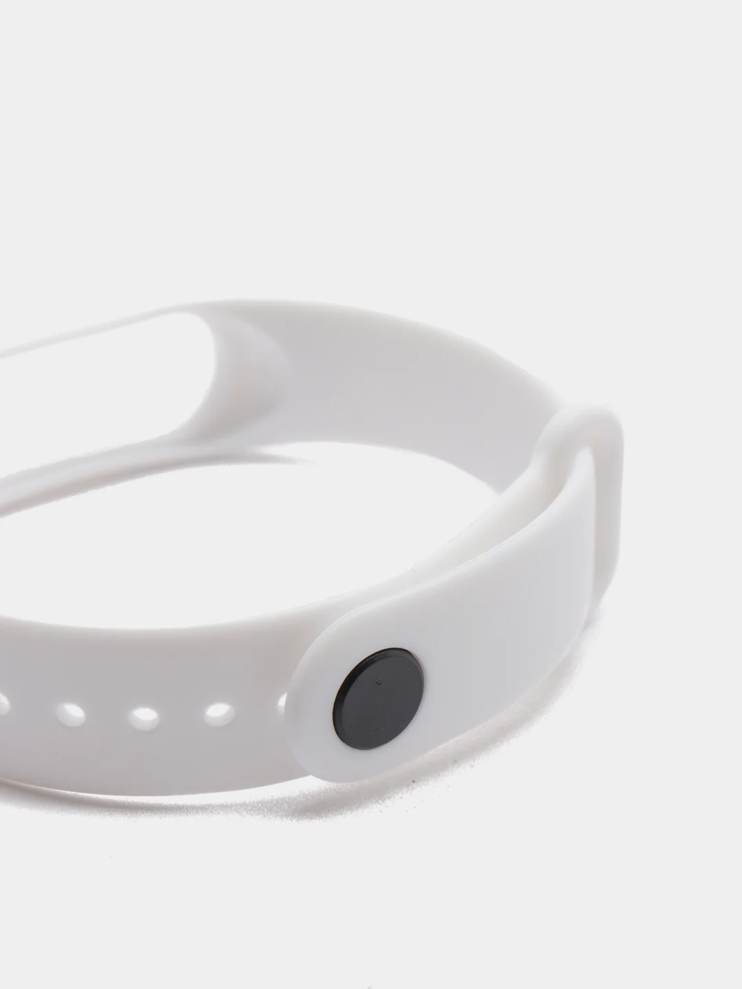Белый ремешок на фитнес браслет Xiaomi Mi band 3