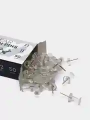Кнопки силовые GLOBUS, 50 шт, прозрачные