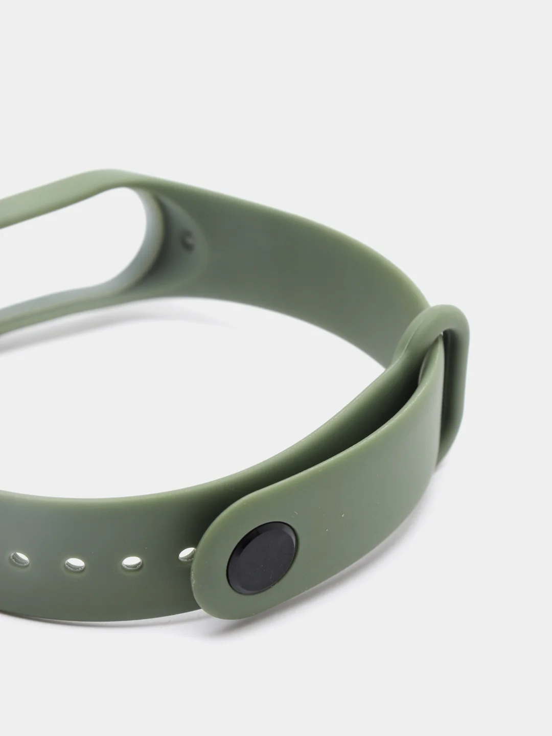 Зелёный хаки ремешок на фитнес браслет Xiaomi Mi band 3