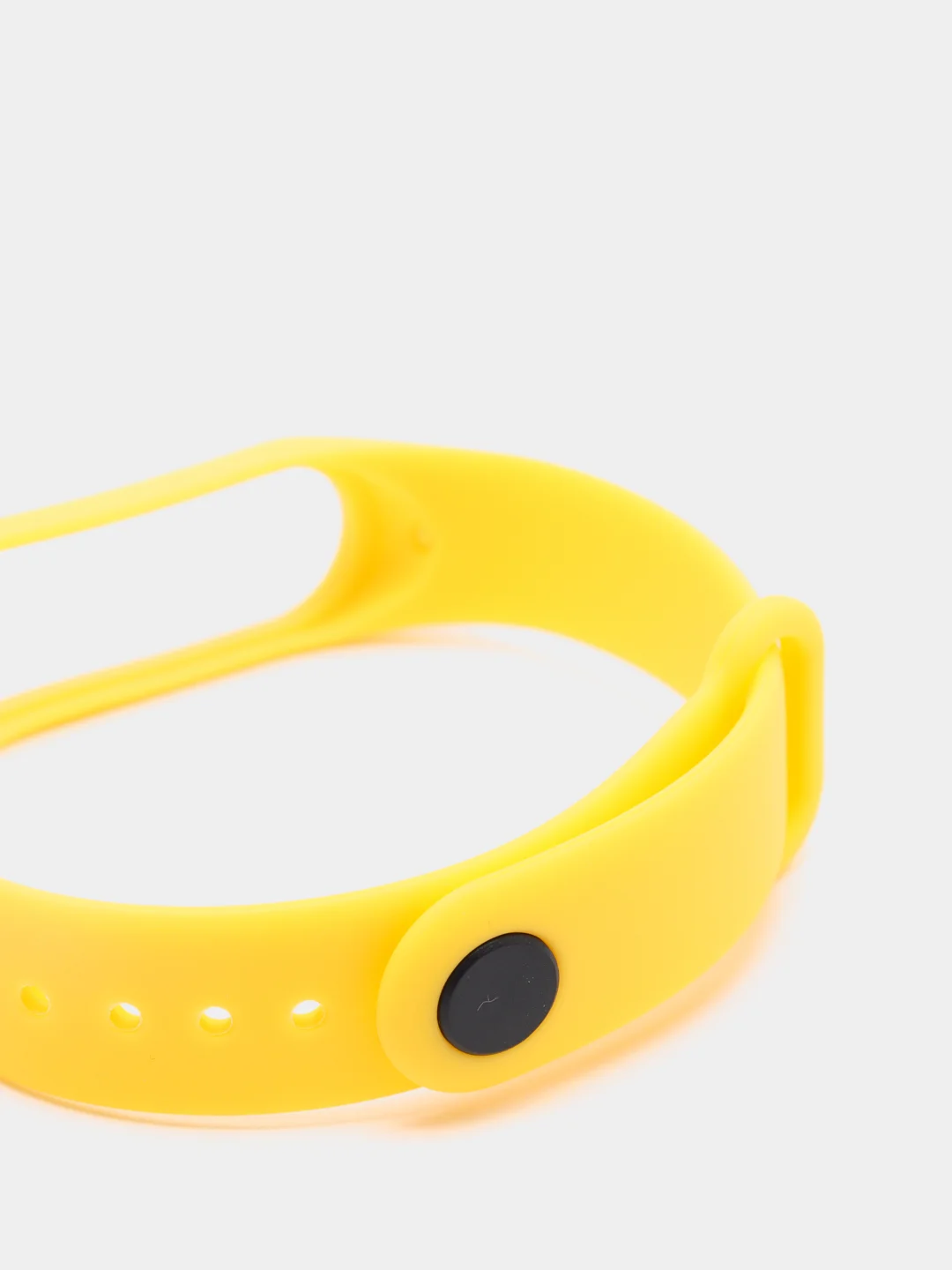 Желтый ремешок на фитнес браслет Xiaomi Mi band 3