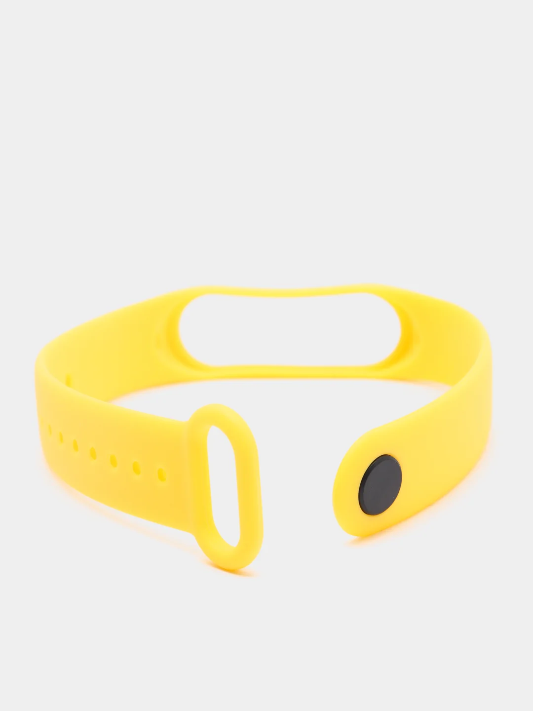 Желтый ремешок на фитнес браслет Xiaomi Mi band 3