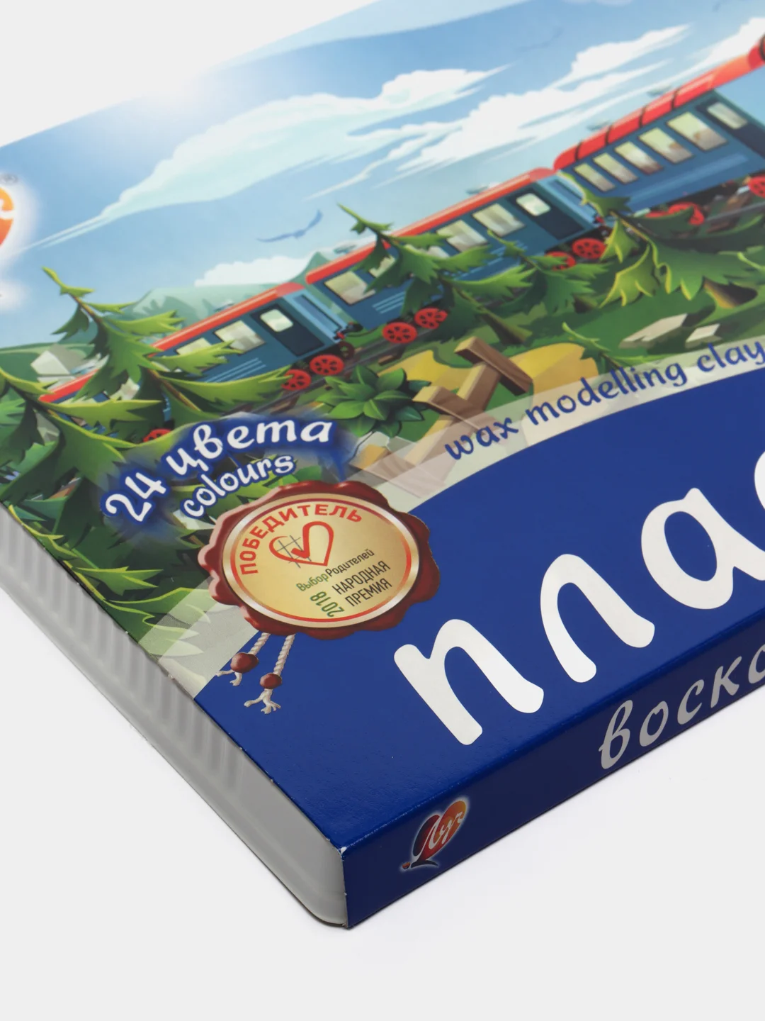 Пластилин мягкий "Фантазия", восковой, 24 цвета, 420 г, микс (У284726)