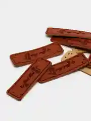 Набор нашивок Hand made, 5 х 1.5 см, 10 штук