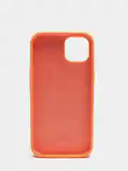 Оранжевый чехол Silicone Case для iPhone 13 с закрытым низом