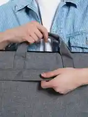 Серый сумка для ноутбука, с карманом, 14,1 и 15,6 дюймов, 3 цвета
