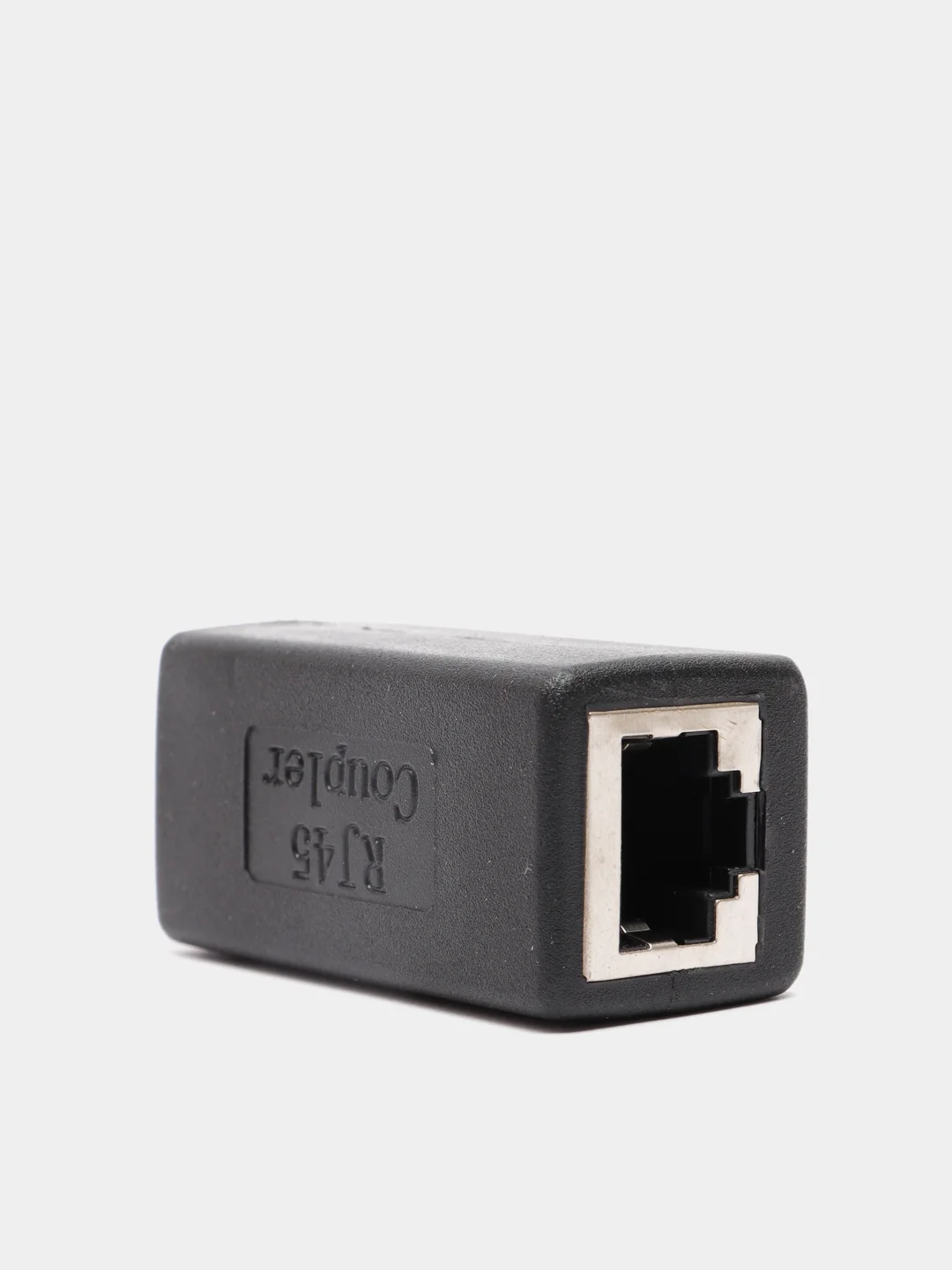 Черный соединитель муфта RJ45 - RJ45