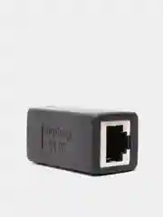 Черный соединитель муфта RJ45 - RJ45