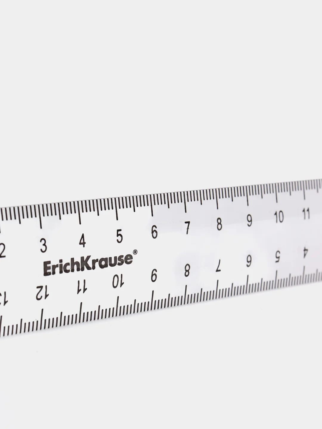 Линейка ErichKrause Clear, в флоупаке, прозрачный, 15 см