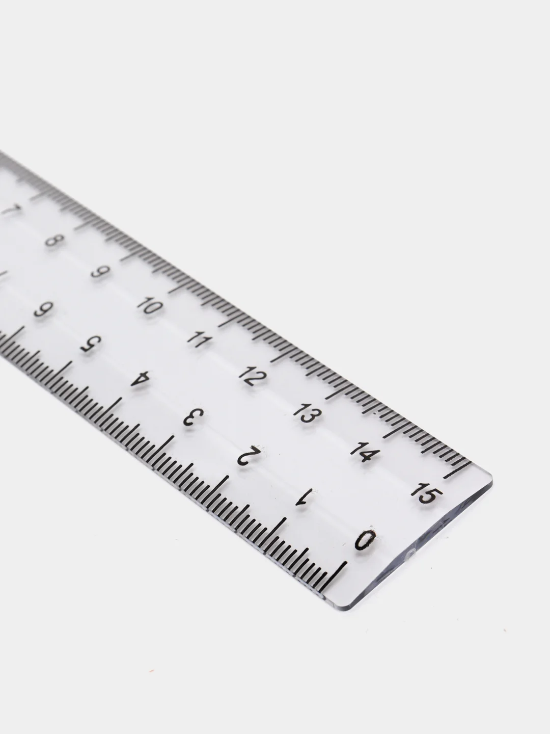 Линейка ErichKrause Clear, в флоупаке, прозрачный, 15 см