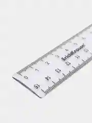 Линейка ErichKrause Clear, в флоупаке, прозрачный, 15 см