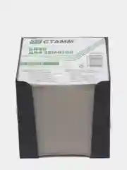 Блок бумаги для записей, 9 x 9 x 9 см, 65 г/м2, в пластиковом боксе, белый
