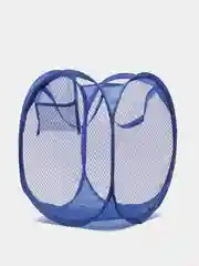 Синий корзина для белья и игрушек, складная
