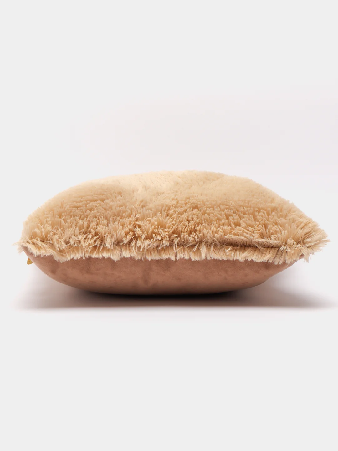 Бежевый меланж подушка декоративная МАТЕХ "PLUSH", 35 х 35 х 15 см, 18 цветов