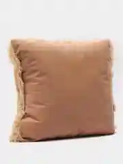 Бежевый меланж подушка декоративная МАТЕХ "PLUSH", 35 х 35 х 15 см, 18 цветов