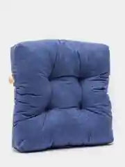 Синий меланж подушка для сидения MATEX "VELOURS", 40 х 40 х 8 см