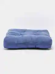 Синий меланж подушка для сидения MATEX "VELOURS", 40 х 40 х 8 см