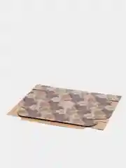 Фиолетовый коробка складная крафтовая, 21 х 15 х 5 см, 4 вида