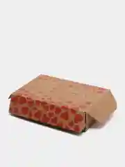 Красный коробка складная крафтовая, 21 х 15 х 5 см, 4 вида
