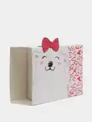 Белый коробка складная, 15 х 15 х 8 см