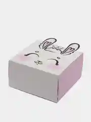 Розовый коробка складная, 15 х 15 х 8 см