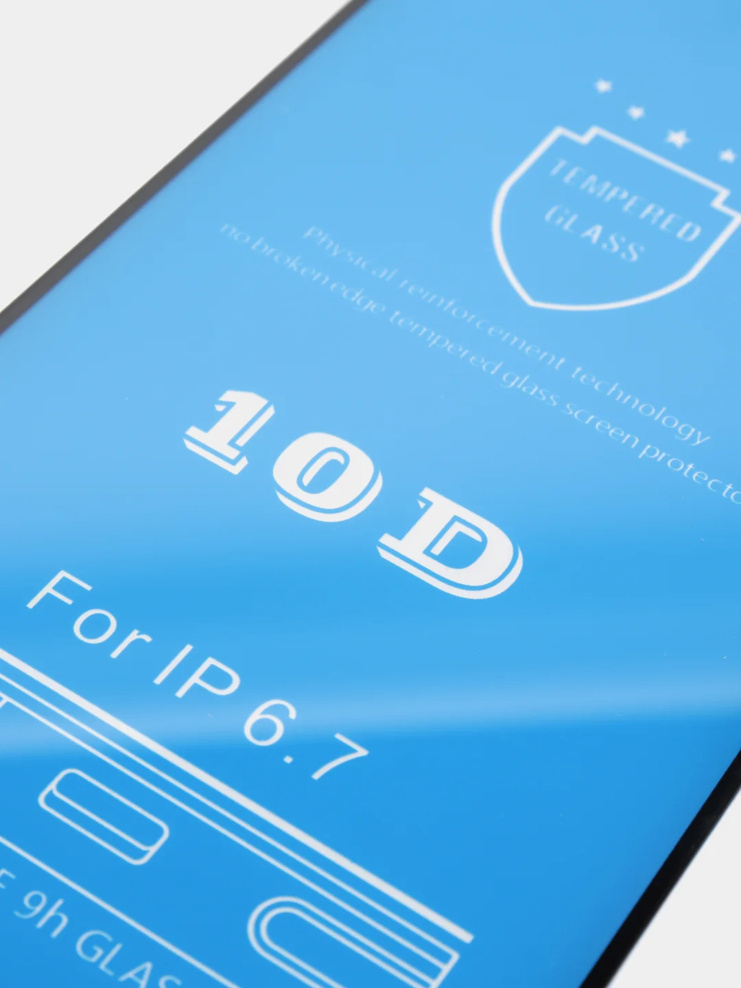 Черный стекло защитное 10D для iPhone 12 / 12 mini / 12promax / 7,8 / XR / 11 / X / Xs / 11 Pro