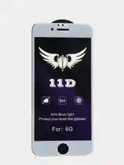 Белый стекло закалённое 11D для iPhone, защита от синего света, защита для глаз