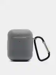 Серый силиконовая накладка на EarPods с карабином