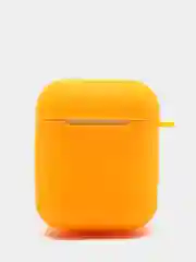 Оранжевый силиконовая накладка на EarPods с карабином