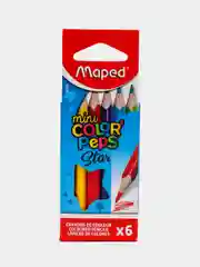 Карандаши цветные Maped COLORPEPS 6 цветов, треугольные, 832501