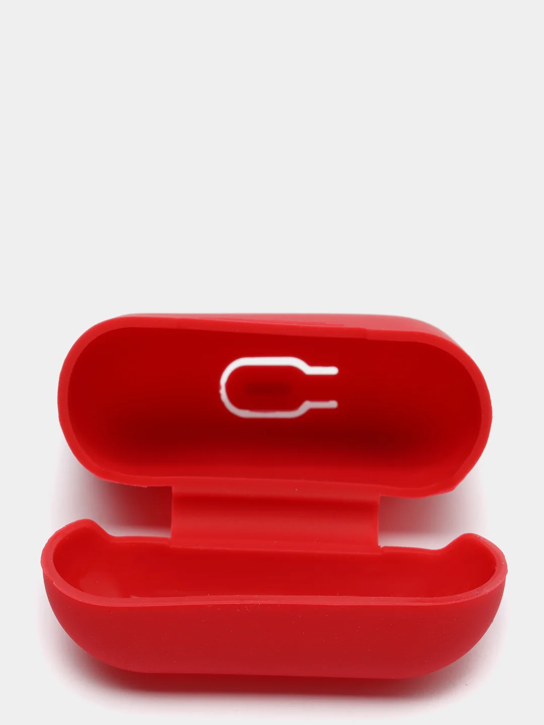 Алый силиконовый чехол для наушников AirPods Pro