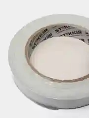 Скотч двусторонний на полипропиленовой основе STEKKER, прозрачный, 18 мм x 30 м