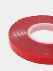 Скотч акриловый двусторонний STEKKER, прозрачный, 0,8 x 9 мм x 5 м