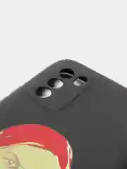 Угольный чехол силиконовый с принтом Xiaomi Poco M3