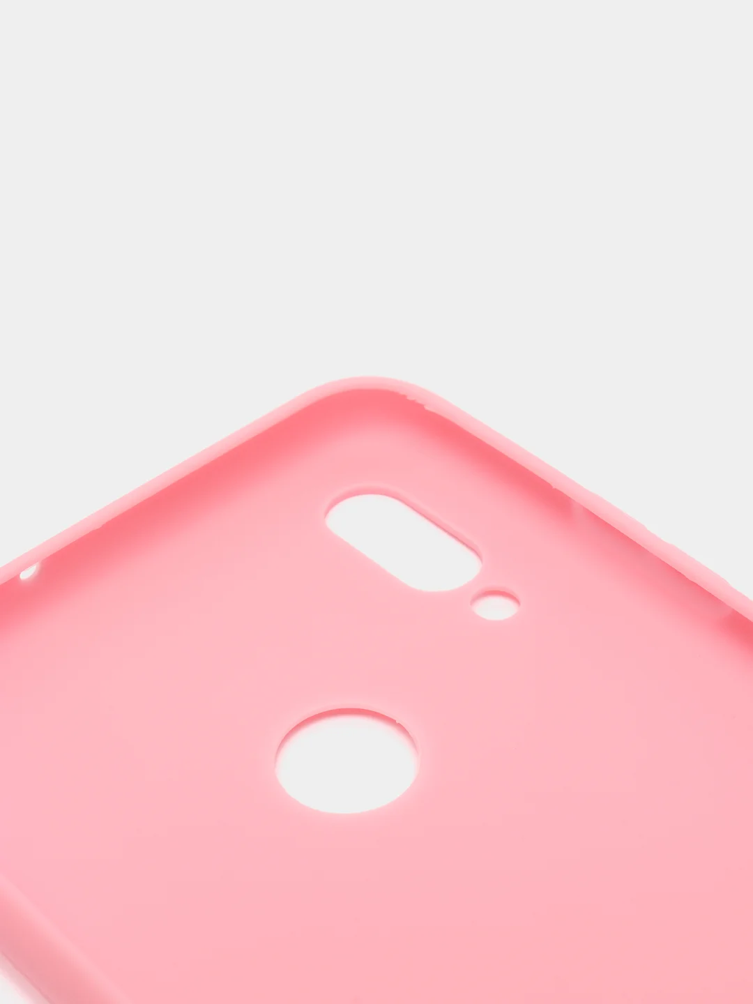 Розовый чехол для Huawei Honor 10 Lite, P Smart 2019 цветной силиконовый матовый