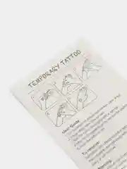 Коричневый временная переводная татуировка с единорогами, 12 х 7,5 см