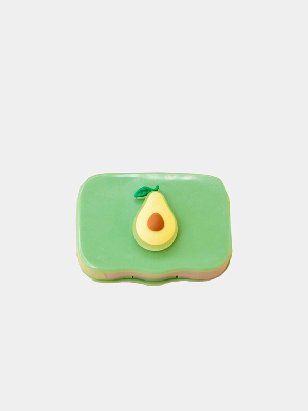Контейнер для линз "Horizontal avocado"