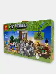 Детский конструктор Майнкрафт My World "Падение башни" 400/600/800 деталей
