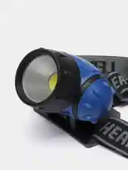 Синий фонарь налобный COB LIGHT