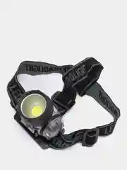 Серый фонарь налобный COB LIGHT