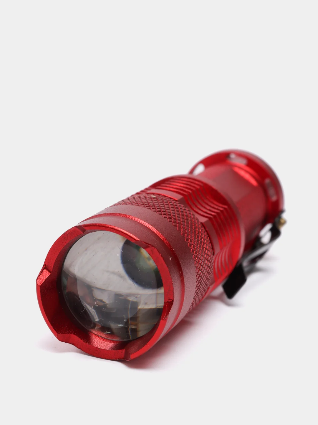 Красный компактный карманный фонарь SIPIK SK-68 zoomab CREE Q5 LED