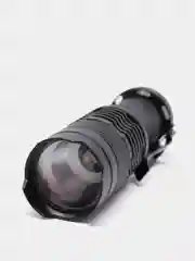 Черный компактный карманный фонарь SIPIK SK-68 zoomab CREE Q5 LED
