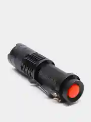 Черный компактный карманный фонарь SIPIK SK-68 zoomab CREE Q5 LED