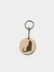 Брелок из дерева "Кошка"