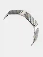 Серый меланж браслет мужской из стали