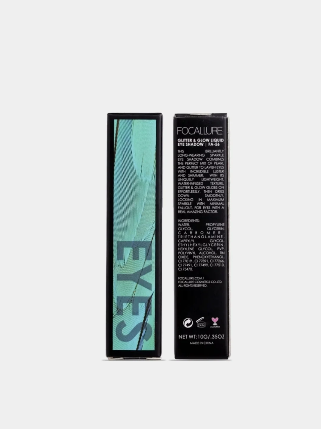 Багровый жидкие тени Focallure, 10 оттенков